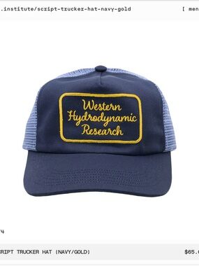 Western Hydrodynamic Research Trucker Hat